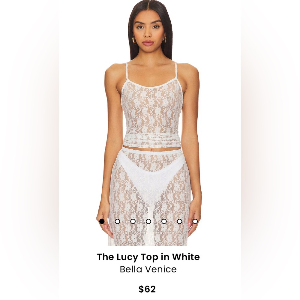 Small white lace see through